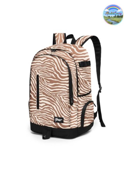 Lightweight Laptop Backpack with Padded Straps, 7 Pockets, Waterproof Nylon